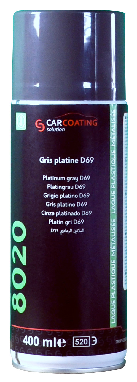 Peinture Métallisée Gris Platine D69 Haute Résistance Anti-Rayures Renault C-8020