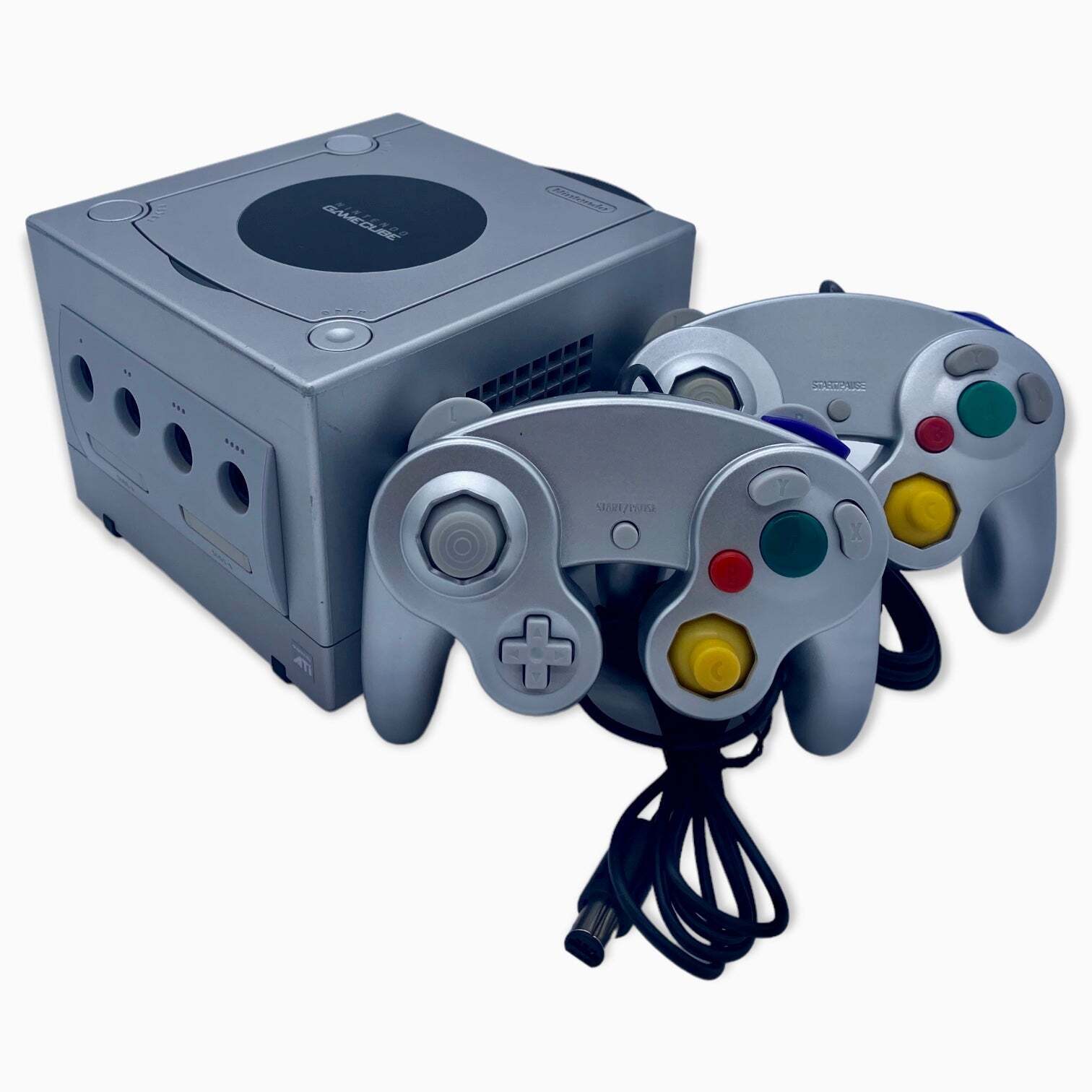 Ruckus Perfervid munching Platinum Nintendo GameCube Console Bundle with 2 Controllers- Good  Refurbished | eBay