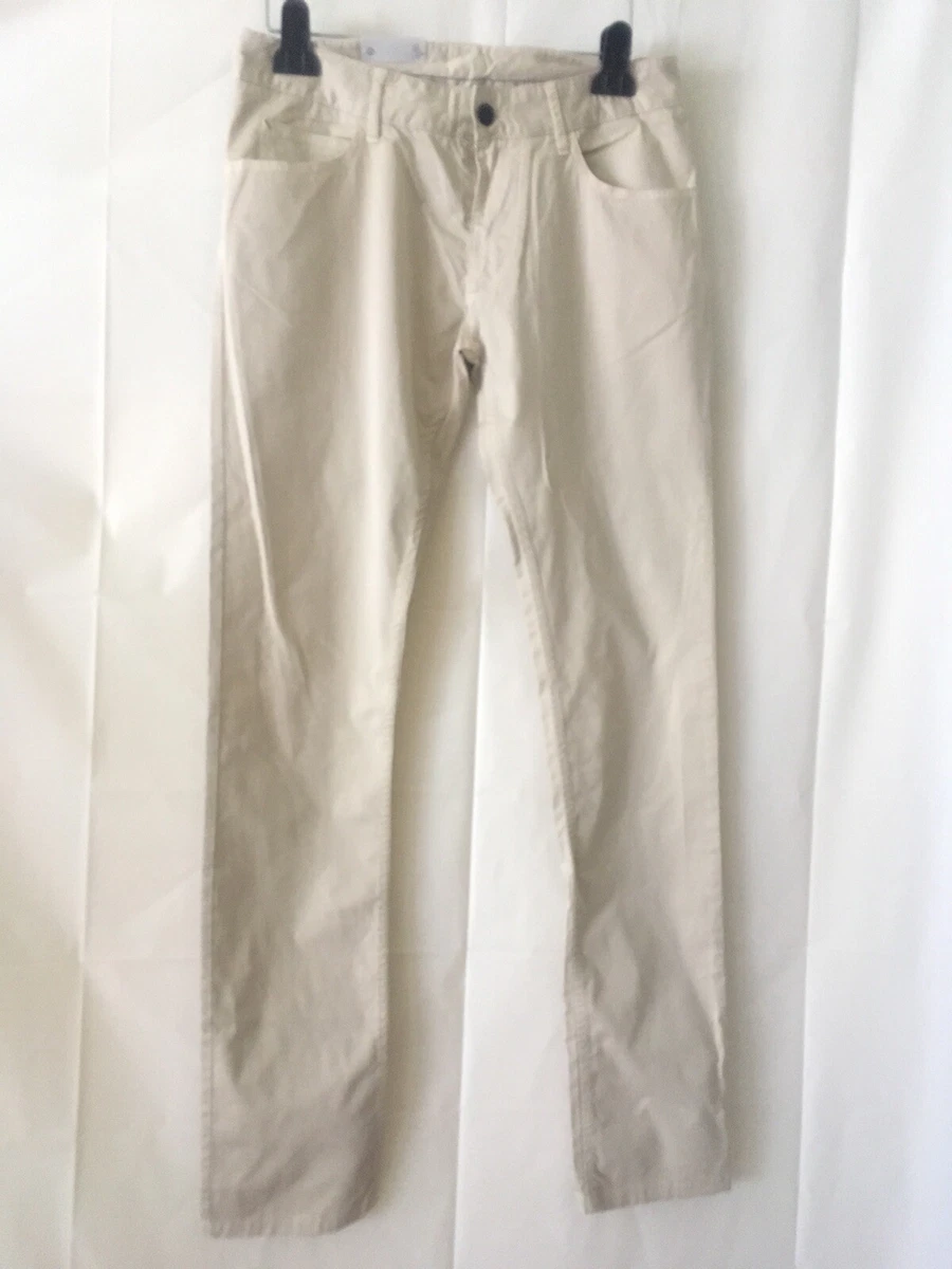 ZARA MAN Beige Basic slim fit trousers Pants Cotton Blend 5