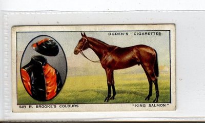(Jc3881-100)  OGDENS,PROMINENT RACEHORSES OF 1933,KING SALMON,1934,#21