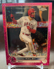 2022 Topps Chrome Base Magenta Speckle #24 Jared Walsh /350 - Angels