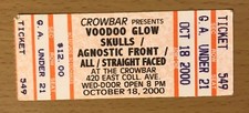 Boleto de concierto Voodoo Glow 2000/frente agnóstico/calleras State College PA