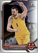 HUNTER DICKENSON 2021-22 Bowman University #77