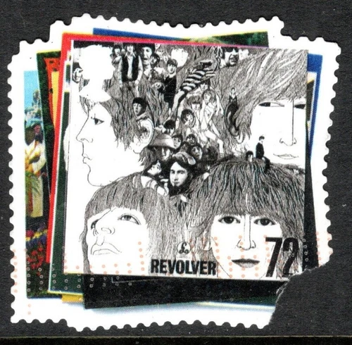Great Britain Stamp Scott #2426, Beatles Album Cover, Revolver, MLH, SCV$2.00