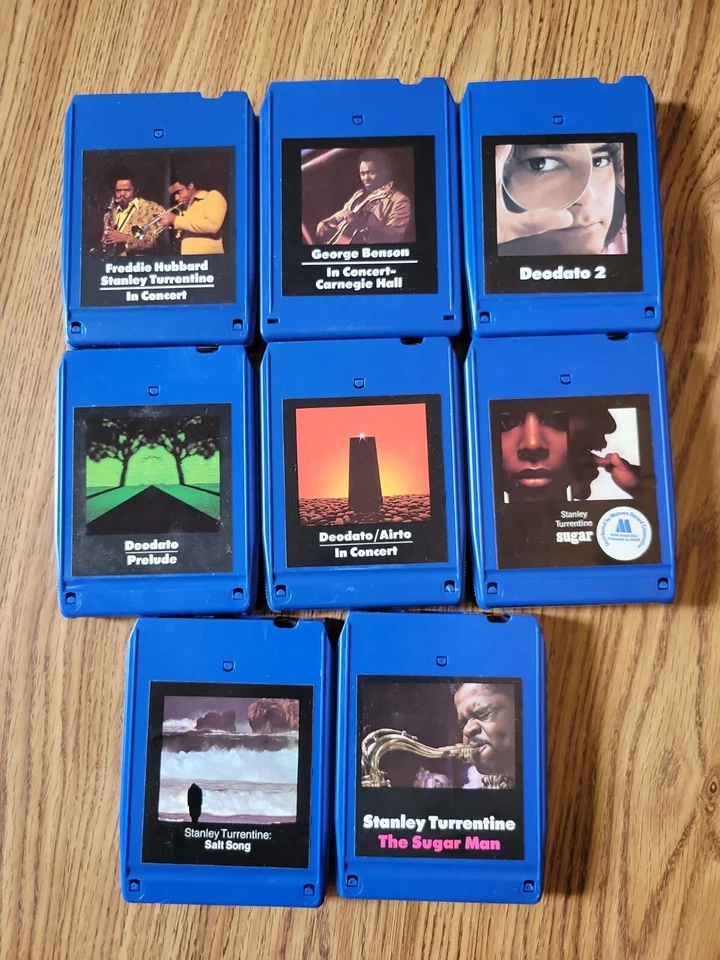 Motown 'CTI' 8-tracks lot of 1st issue 1970's ex play tested cond w/ sleeves USA - Image 3 of 4