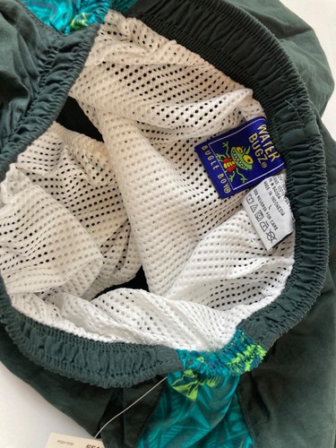 (2) Little Boys Bugle Boy Water Bugz Swim Trunks Green Blue Turtle/Frogs Sz XL - Picture 17 of 17