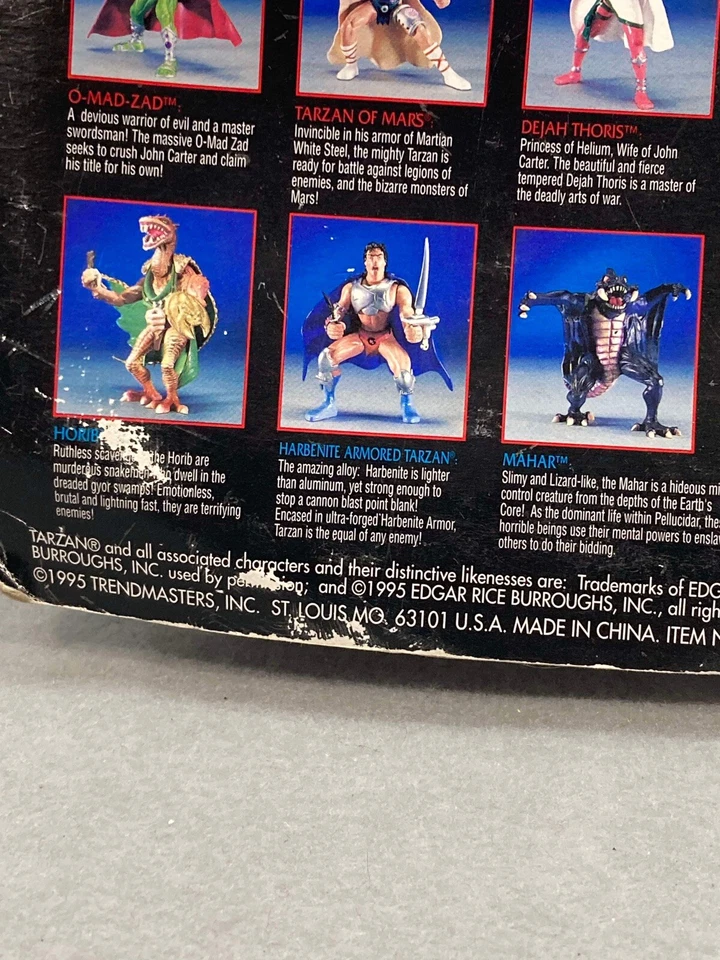 Nuevo en paquete 1995 Edgar Rice Burroughs Tarzán Señor de la Selva Ciudad de Oro Tarzán  Foto 3 de 3