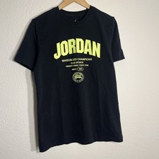 Nike Air Jordan T Shirt Maison Des Champions Size M Spellout NBA Basketball