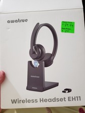 Awatrue Wireless Headset EH11, new, non factory sealed