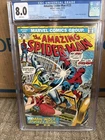 Amazing Spider-Man #125 CGC 8.0 MARK JEWLERS Marvel 10/73 origin of Man-Wolf