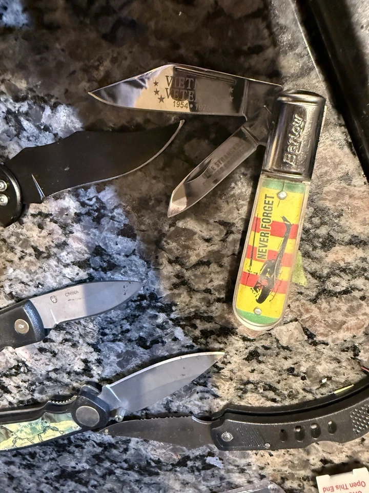 Lot Of 21 Pocket Knife Tactical Camping Survival Tool EDC Folding Knives Collect - Image 2 of 4