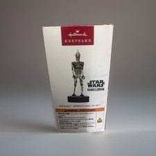 Hallmark Keepsake  Grogu Operating IG-12 - Star Wars  2025 Light Ornament