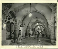 Press Photo Jerusalem, Israel's Cardo, main thoroughfare during Roman times.