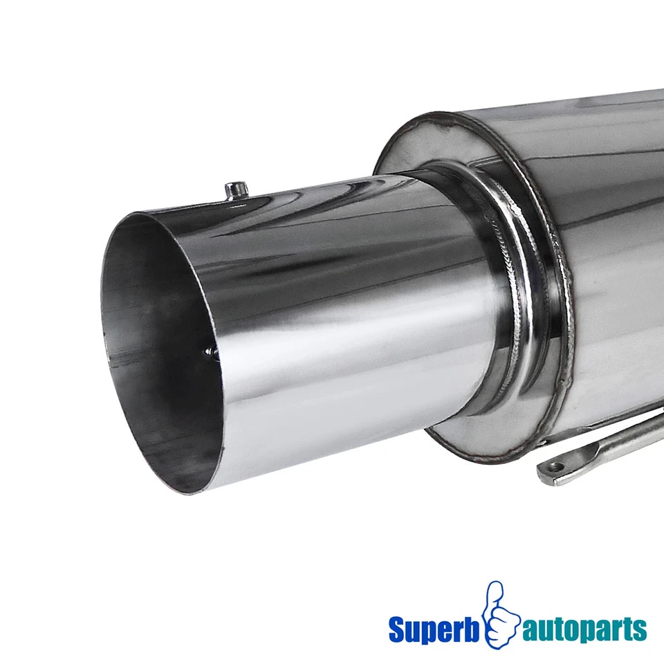 Fits 1995-1999 Mitsubishi Eclipse GST 2.0L Turbo N1 Catback Exhaust - Imagem 3 de 4