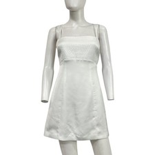 Ramy Brook Textured White Leia Mini Dress Size 4