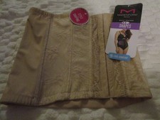 Maidenform Women Beige Flexees Cool Comfort Ultra Firm Waist Trainer NWT New L