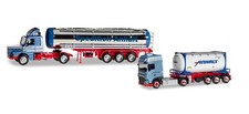 Herpa HE310369 1/87 Set mit Zwei Modelle 50th Jubiläum Spedition Anhalt