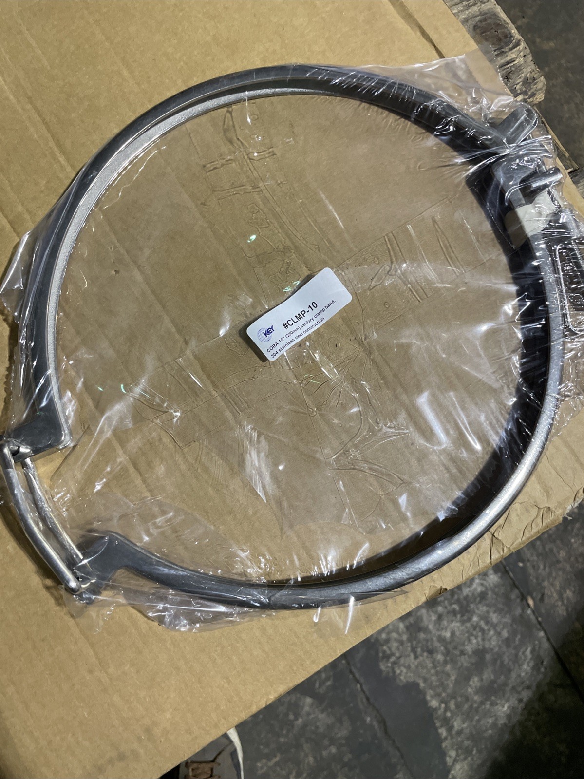 CDM Model Number # CLMP-10 10" Sanitary Clamp Stainless Steel 304