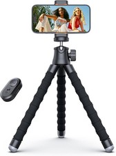 Mini Handy Stativ Smartphone, Flexibler 360� Drehbarer Tripod, Handy-Halterung
