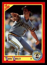 John Smiley 1990 Score #334 Pittsburgh Pirates BASEBALL *208