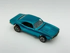 Hot Wheels Redline CUSTOM CAMARO Aqua US Dark Interior Very Nice !!
