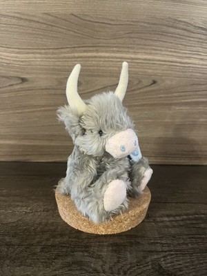 My blue nose friends NWT smoo highland cow 4  plush NOS