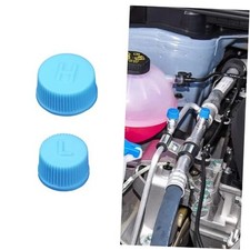 Blue Replacement Valve Caps for Car Air Conditioning, Car Refrigerant 2PCS