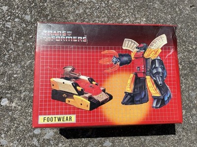 G1 Transformers Footwear 1986 Shoe Box With Lid ONLY Omega Supreme Vintage