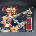 SEBULBA'S POD RACER W FIGURE STAR WARS SHIP FIGURE 1:18 NEW VINTAGE 1998 PHANTOM