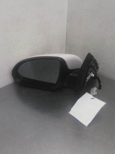 2016-2018 Kia Optima Driver Left Side Power Door Mirror Manual Folding White OEM
