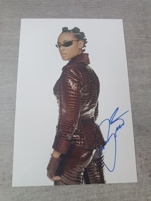 The Matrix JADA PINKETT SMITH Originalautogramm GROSSFOTO! 
