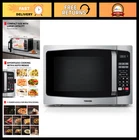 Compact Microwave Oven 0.9 Cu Ft, 900W, 6 Auto Menus, Mute Function, LED Light