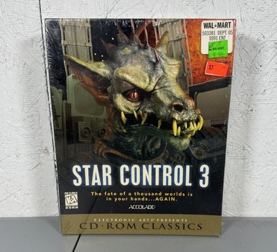 Star Control 3 Accolade PC Big Box Game CD Rom Classics VTG NEW SEALED!