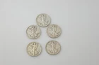 Silver Walking Liberty Half Dollar Collection Lot 1941 1942 1943 1944 1945