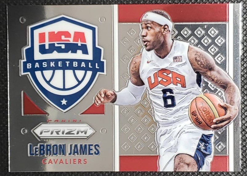 LeBRON JAMES 2015 PANINI PRIZM USA BASKETBALL 19 🐐 🇺🇸 