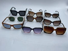 Lot Of 9 Mixed Designer Brands Unisex Adult Assorted  Sunglasses (C-71)