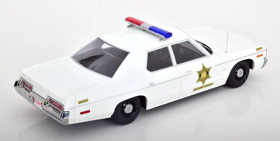 1:18 Hazzard County Police -- 1974 Dodge Monaco -- Dukes of Hazzard -- KK-Scale - Image 2 of 4