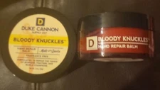 2 ~Duke Cannon Bloody Knuckles Hand Repair Balm Made w/ Lanolin 1.4oz