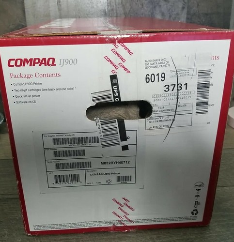 Impresora de inyección de tinta color Compaq modelo IJ900 ¡NUEVA! Completo en caja original - Imagen 3 de 4