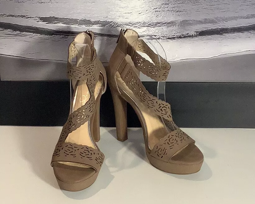 Jessica simpson taupe best sale heels