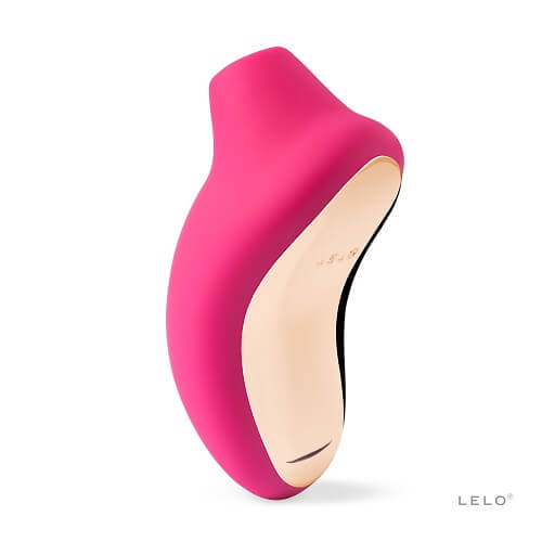 LELO Sona Sonic Clitoral Massager Cerise Vibrator Waterproof USB Rechargeable
