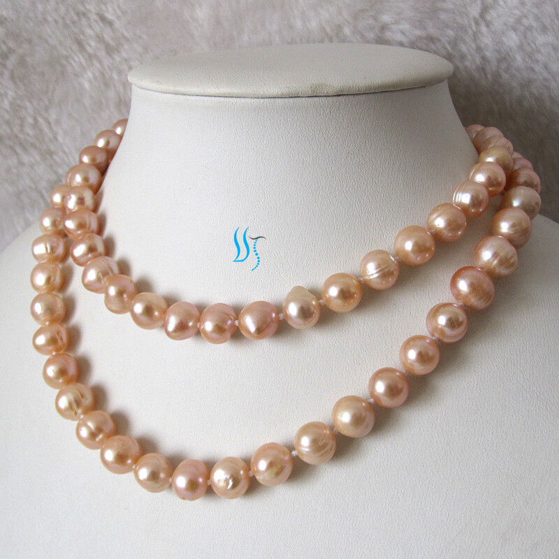 [VVV] 韓国☆High Teen Daisy Fresh Water Pearl Necklace 32