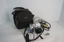 Olympus SP-510UZ Silver 7.1MP 10x WORKS! Zoom Bridge Digital Camera Cable Case