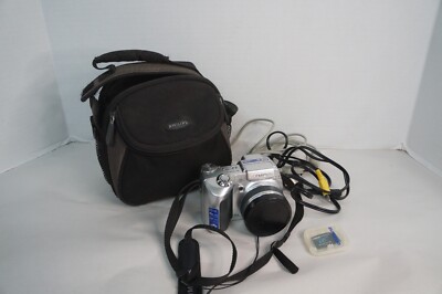 Olympus SP-510UZ Silver 7.1MP 10x WORKS! Zoom Bridge Digital Camera Cable Case