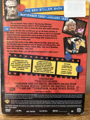 The Ben Stiller Show 13 Episodes 2-disc Special Edition New Sealed - Foto 2 di 4