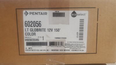 Pentair Water Pool/Spa 602056. Globrite 150ft Cord. MFG Date 9/25/2022 ...