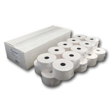Image of 20 44mm x 80mm 44x80mm Single Ply Paper Cash Register Till Printer Receipt Rolls
