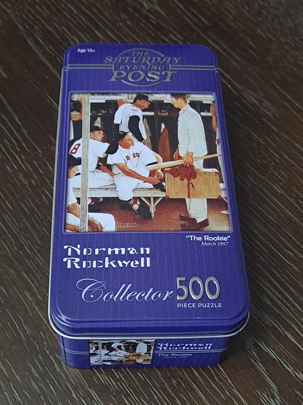 Norman Rockwell The Saturday Evening Post Collector Puzzle "The Rookie"