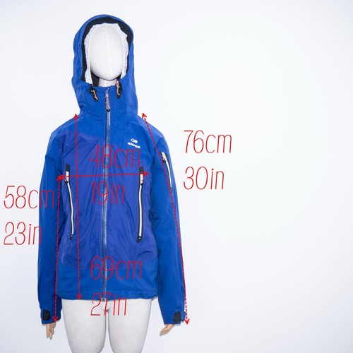 Chaqueta para mujer Eider azul impermeable con capucha aislante Gore-Tex talla 40/L - Imagen 6 de 7