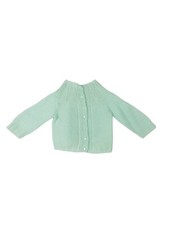 Vintage New Born Mint Green Pearl Button Up Sweater No Tags